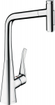 Hansgrohe K&ouml;&ouml;gikraan sisset&otilde;mmatava voolikuga Metris Select M71 72833000 72833000