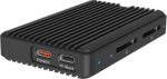 Icy Box IB-CR602M-C31 M.2 NVMe/SATA SSD case with cardreaderr 2x SD 4.0