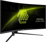 MSI MAG 345CQRDE, gaming monitor (86 cm (34 inches), black, UWQHD, VA, curved, AI-Vision, 180Hz panel