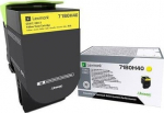 Lexmark Toner Lexmark 71B0H40 Yellow Oryginał  (71B0H40)