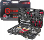 Forcekraft Zestaw narzędzi Forcekraft Zestaw narzędzi 1/4'' i 1/2'' 139el. (4-32mm) (6-kątnych)