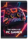 Sąsiuvinis A4 52lap 80g linija PC GAMES