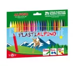 ALPINO Plastialpino vahakriidid, 24 v&auml;rvi, 8 mm