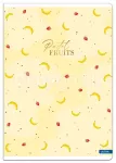 Vihik (lai) PASTEL FRUITS A5, 48 lk., 80 g/m&sup2;, ruuduline
