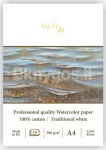 Akvarelliplokk PRO A4, 10 lehte, 300 g/m&sup2;