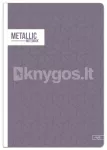 Vihik A5, 52 lk, 70 g/m&sup2;, metallikjoontega