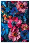 Vihik A4, 96 lk, ruuduline, 70 g/m&sup2;, BLOOM