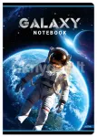 Vihik A5, 48 lk, 80 g/m&sup2;, laia joonevahega, GALAXY