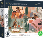 TREFL Prime pusle Yoga Cats Coffee Hello Morning, 1000 osa