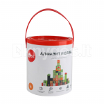 bo. puidust klotsid T&auml;hestik ja S&otilde;nad (vene keeles)