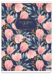 TULIPS vihik A5, 48 lk, 80 g/m&sup2;, laiajooneline