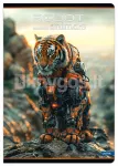 ROBOT ANIMALS vihik A5, 48 lehte, 80 g/m&sup2;, laia ruudustikuga
