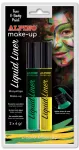 ALPINO Liquid Liner n&auml;omaalingud, kollane + roheline