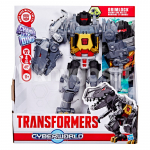 TRANSFORMERS Cyberworld m&auml;ngufiguur Chomp ja Battle Grimlock 25 cm
