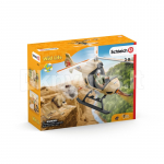 SCHLEICH WILD LIFE Helikopteriga loomade p&auml;&auml;stmine