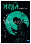 NINJA WARRIOR A5 vihik, laia reavahega, 12 lehte, 80 g/m&sup2;