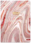 M&auml;rkmik A5, 96 lk, 70 g/m&sup2;, MARBLE, ruuduline