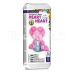 MAGNA-TILES Micromags magnetkonstruktori reisikomplekt Heart to Heart, 26 osa