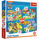 TREFL PAW PATROL Puslede komplekt K&auml;papatrull, 4 tk