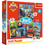 TREFL FIREMAN SAM Pusle komplekt, 3 tk