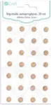 Isekleepuvad dekoratiivkristallid, 8 mm, 28 tk, roosad
