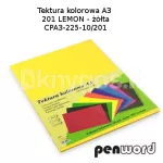 PenWord A3 kartong, 225 g/m&sup2;, 10 lehte, kollane