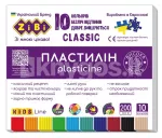 Plastiliin CLASSIC KIDS Line, 10 v&auml;rvi, 200 g