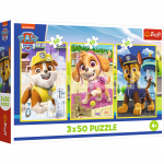 TREFL PAW PATROL puslede komplekt K&auml;papatrulli kutsud, 3x50 osa