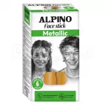 ALPINO Face Stick Metallic, kuldne, 6 tk