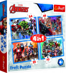 TREFL AVENGERS Puslede komplekt 4 in 1 Tasujad