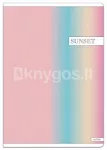 SUNSET vihik A4, 52 lehte, 80 g/m&sup2;, ruuduline
