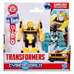 TRANSFORMERS Cyberworld m&auml;ngufiguur Armored Cyber Changers 10cm