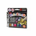 PLAYCOLOR Metallic One gouache-pliiatsid, 6 v&auml;rvi