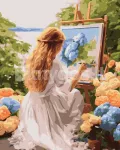 V&auml;rvimine numbrite j&auml;rgi: Kunstnik art_selena_ua 40x50 cm karbis
