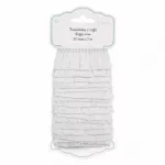 Raffia lint 30 mm x 2 m, valge