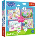 TREFL PEPPA PIG Puslede komplekt, 4 tk, P&otilde;rsas Peppa