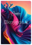 CREATIVE A4-vihik, 96 lk, 70 g/m&sup2;, ruuduline