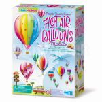 4M KidzMaker DIY komplekt V&auml;rvi ise kuuma&otilde;hupallide karusell