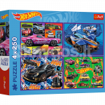TREFL HOT WHEELS Puslede komplekt, 4x250 osa