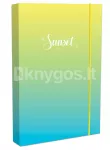 SUNSET dokumendikaust kummiga 320 x 220 x 30 mm