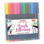 ALPINO Color Experience Brush Lettering pintslimarkerid, 12 tk