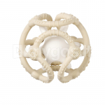 NATTOU N&auml;rimislelu Kaks palli, beež ja valge