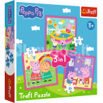 TREFL PEPPA PIG Pusle komplekt, 3 tk, Peppa