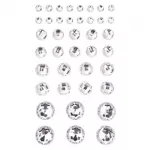 CRYSTAL kleepuvad kristallid, 40 tk