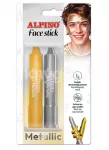ALPINO n&auml;omaalipulgad metallik, 2 tk