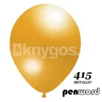 Penword Metallic 12" &otilde;hupallid, 100 tk, kuldsed
