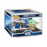 FUNKO POP! Vinyl figuur: Mandalorian & Grogu - Grogu with Polar Mouse Droid (Moment)