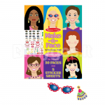 MELISSA & DOUG Lipdukų rinkinys &bdquo;Veidai&ldquo;