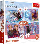 TREFL FROZEN Puslede komplekt, 4 tk, Frozen 2