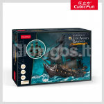 CUBICFUN 3D-pusle LED-ga Purjelaev Kuninganna Anna K&auml;ttemaks